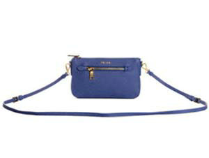 2014 Prada saffiano calfskin Mini Bag BT0834 blue